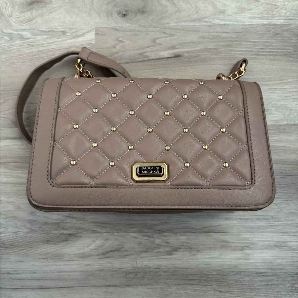 Badgley Mischka Studded Crossbody Purse